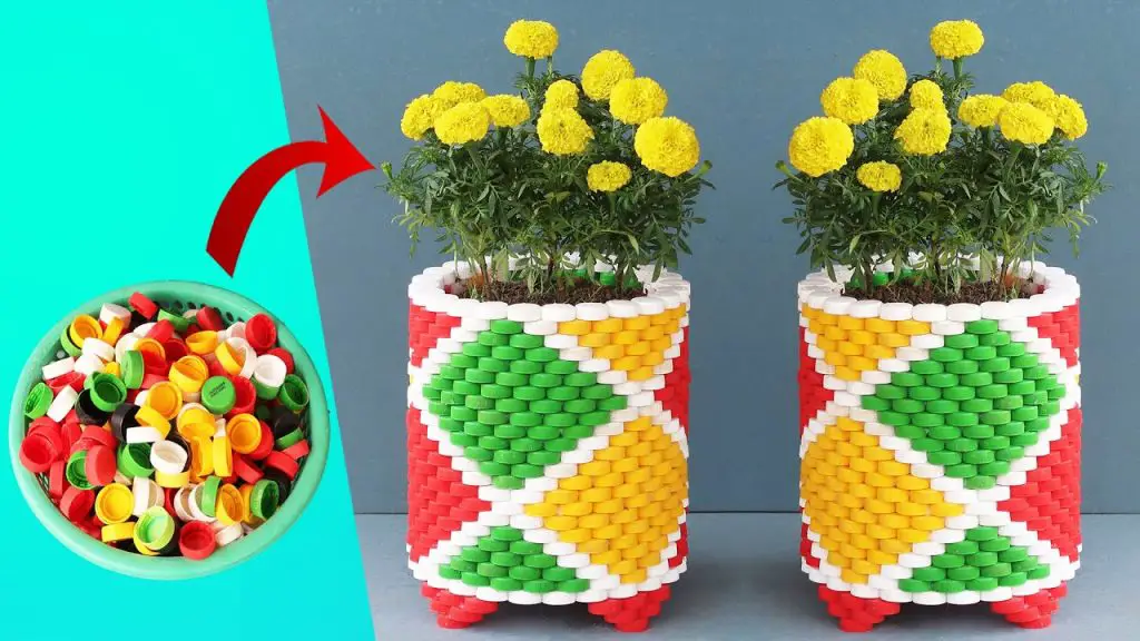 Recycle Plastic Bottle Caps To Create A Beautiful Colorful Art recycle-plastic-bottle-caps-to-create-a-beautiful-colorful-art
